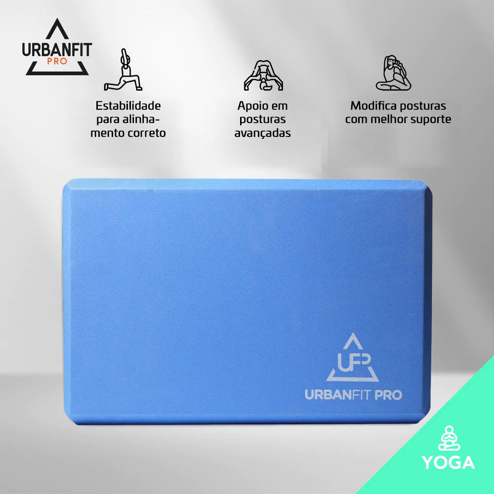 Bloco De Yoga Tijolo Pilates Funcional Em Eva Para Exercício