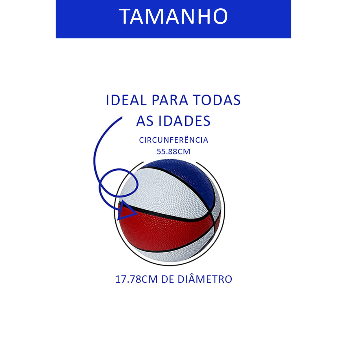 Kit 3 Mini Bolas de Basquete Antiderrapantes Para Crianças