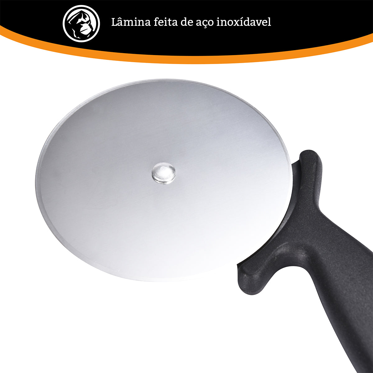 Cortador de Pizza Profissional Lamina em Aço Inox Resistente