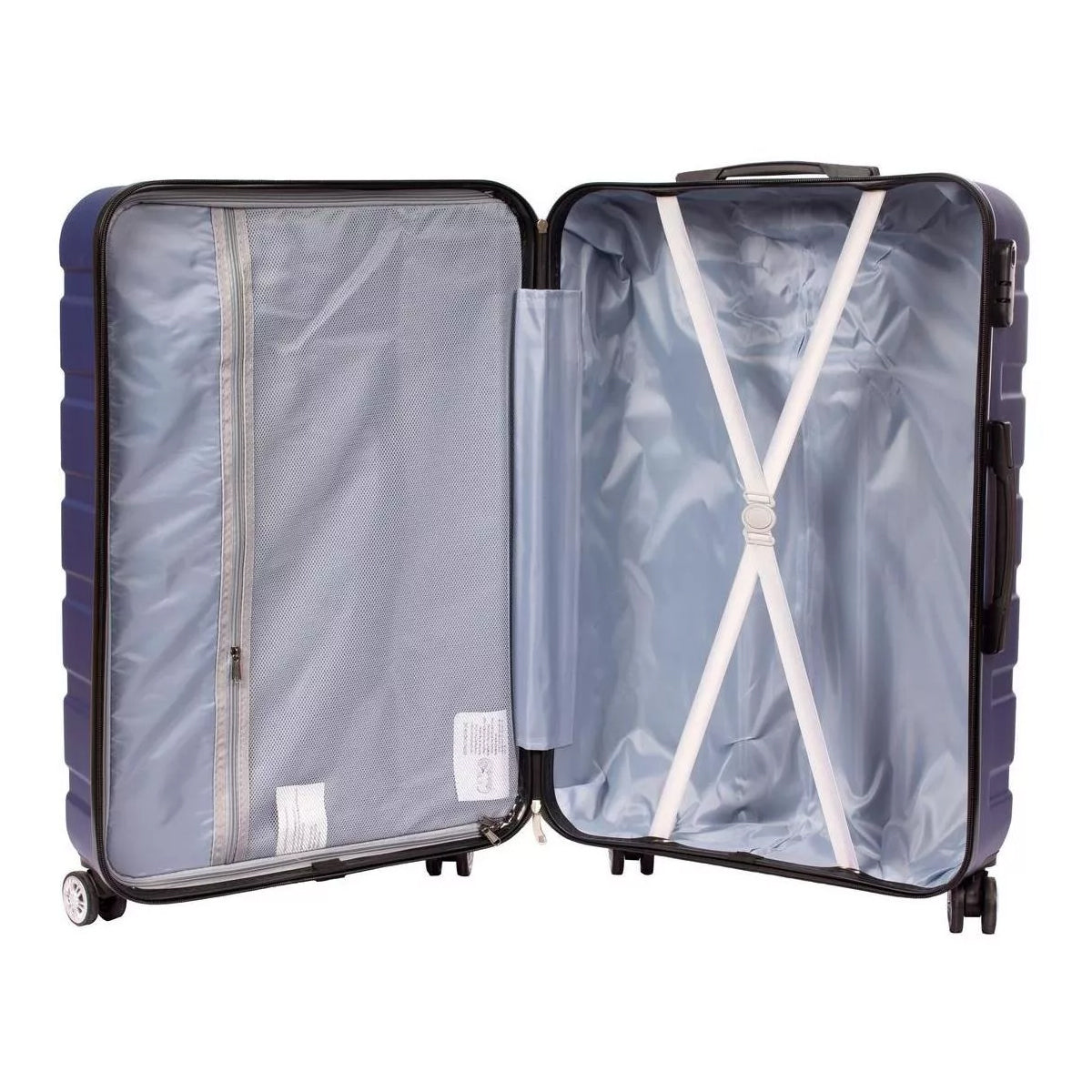 Mala de Viagem Grande 25 kg Em Abs Rodas 360° Com Cadeado