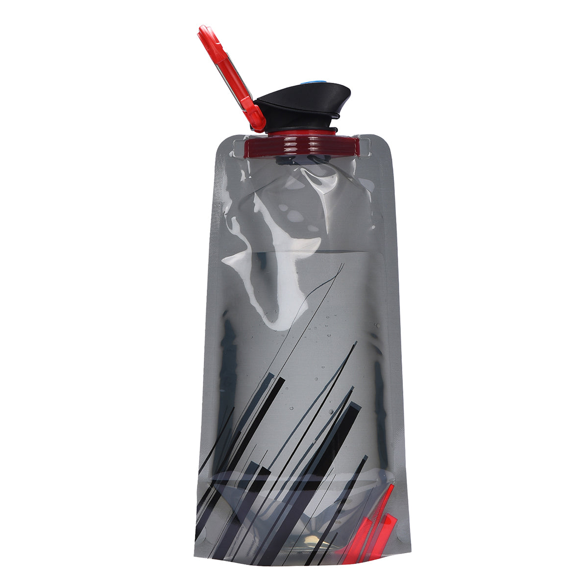Garrafa de Água Squeeze de Plástico Dobrável Portátil