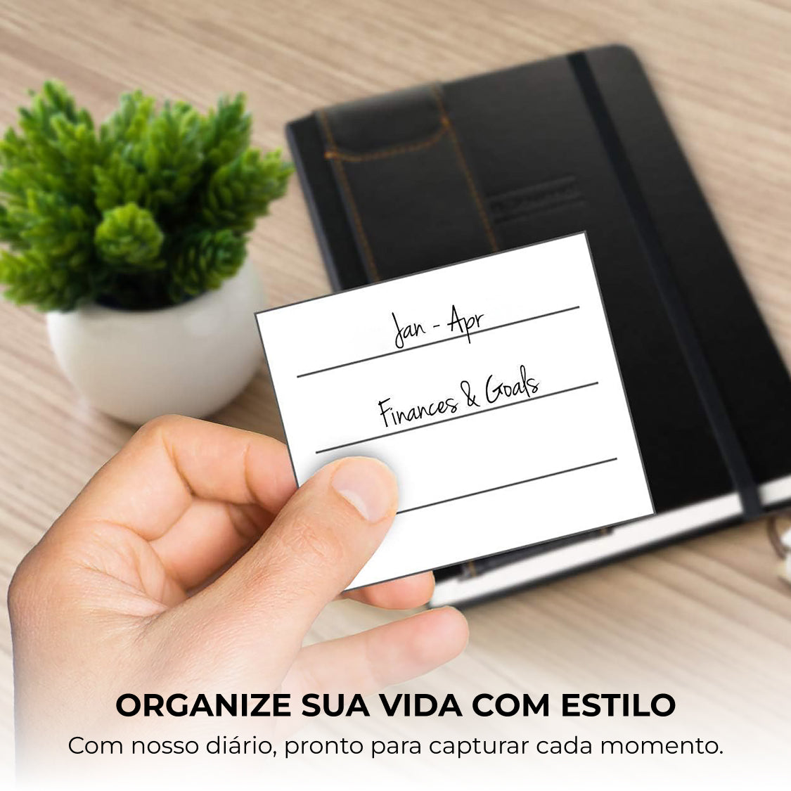 Kit de Caderno Capa Dura Canetas e Réguas decorativas