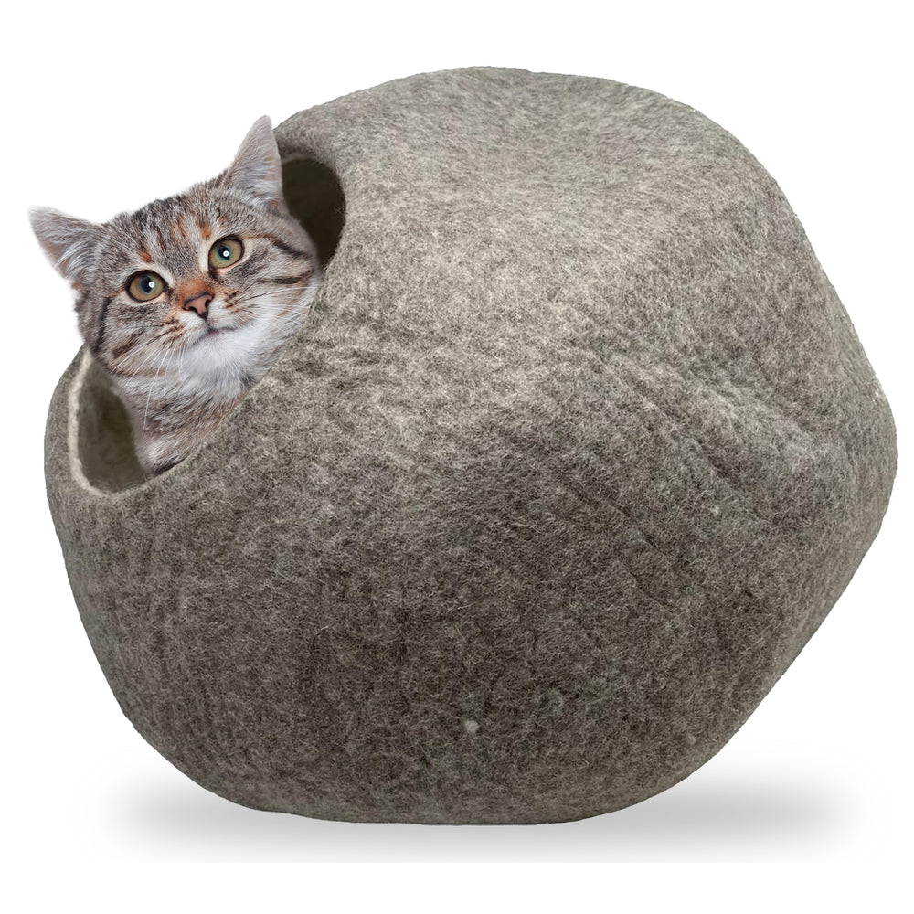Cama para Gatos em Lã Natural