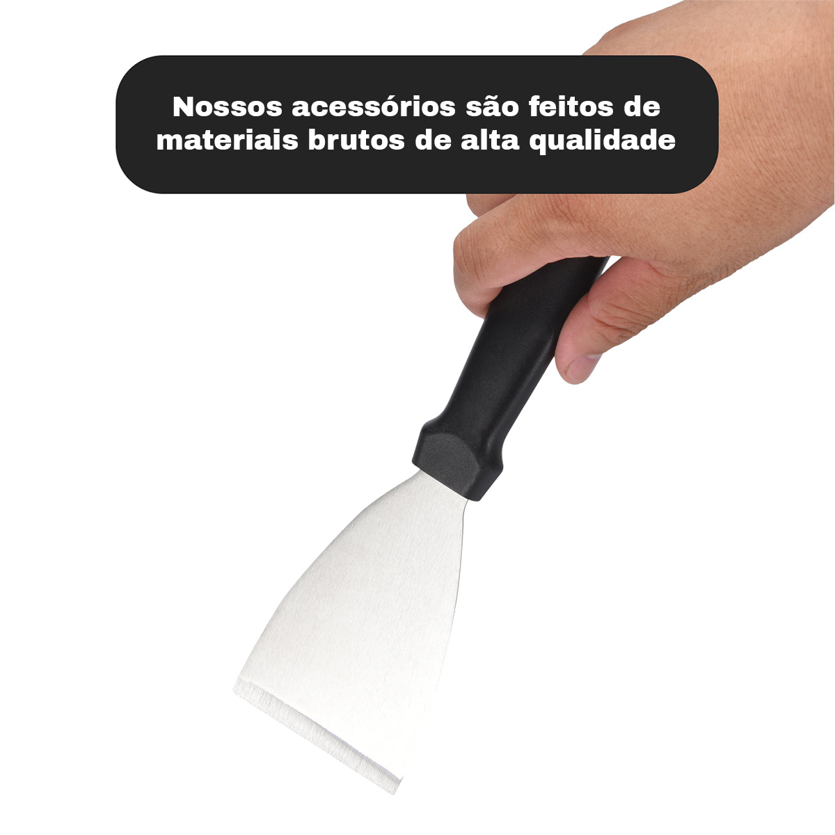 Conjunto de Acessórios para Limpeza de Grelha Churrasqueira