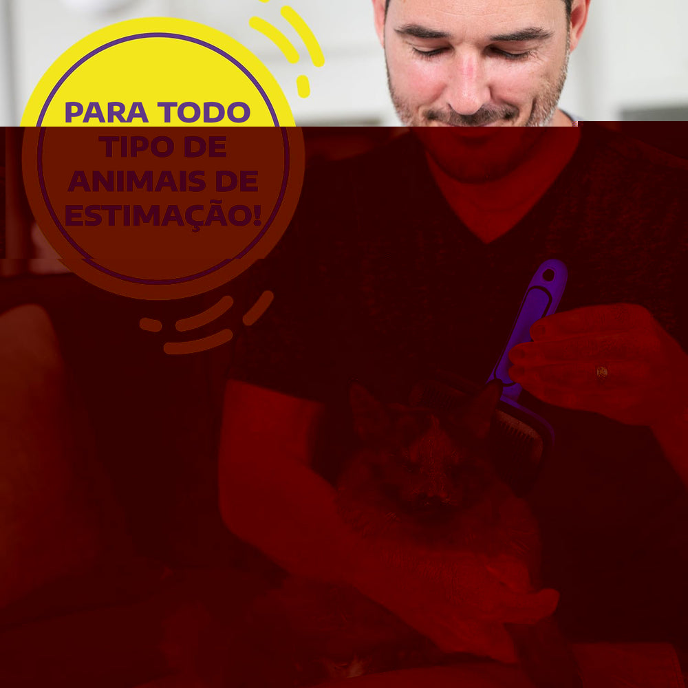 Escova Raspadeira Auto-limpante Hertzko para Cães & Gatos