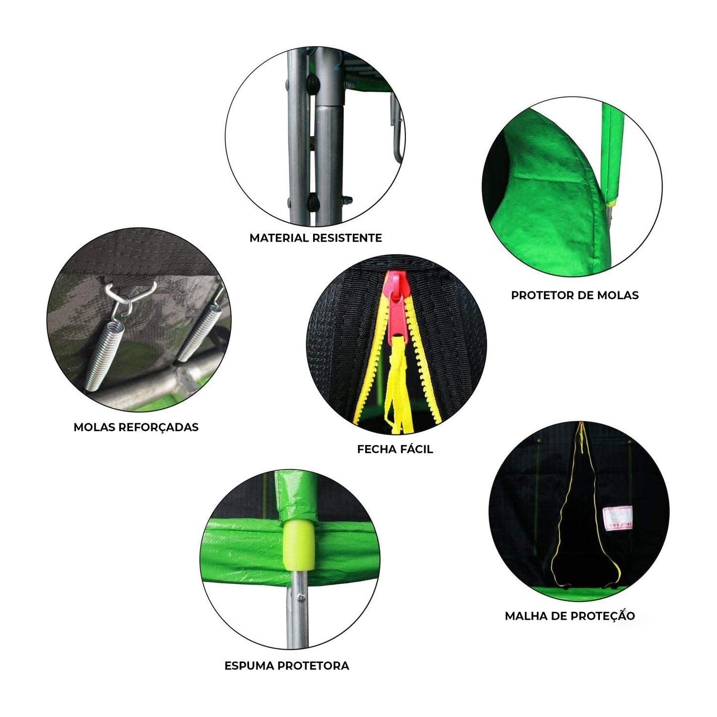 Cama Elástica Pula Pula Fuxion Sports de 3.04m Resistente