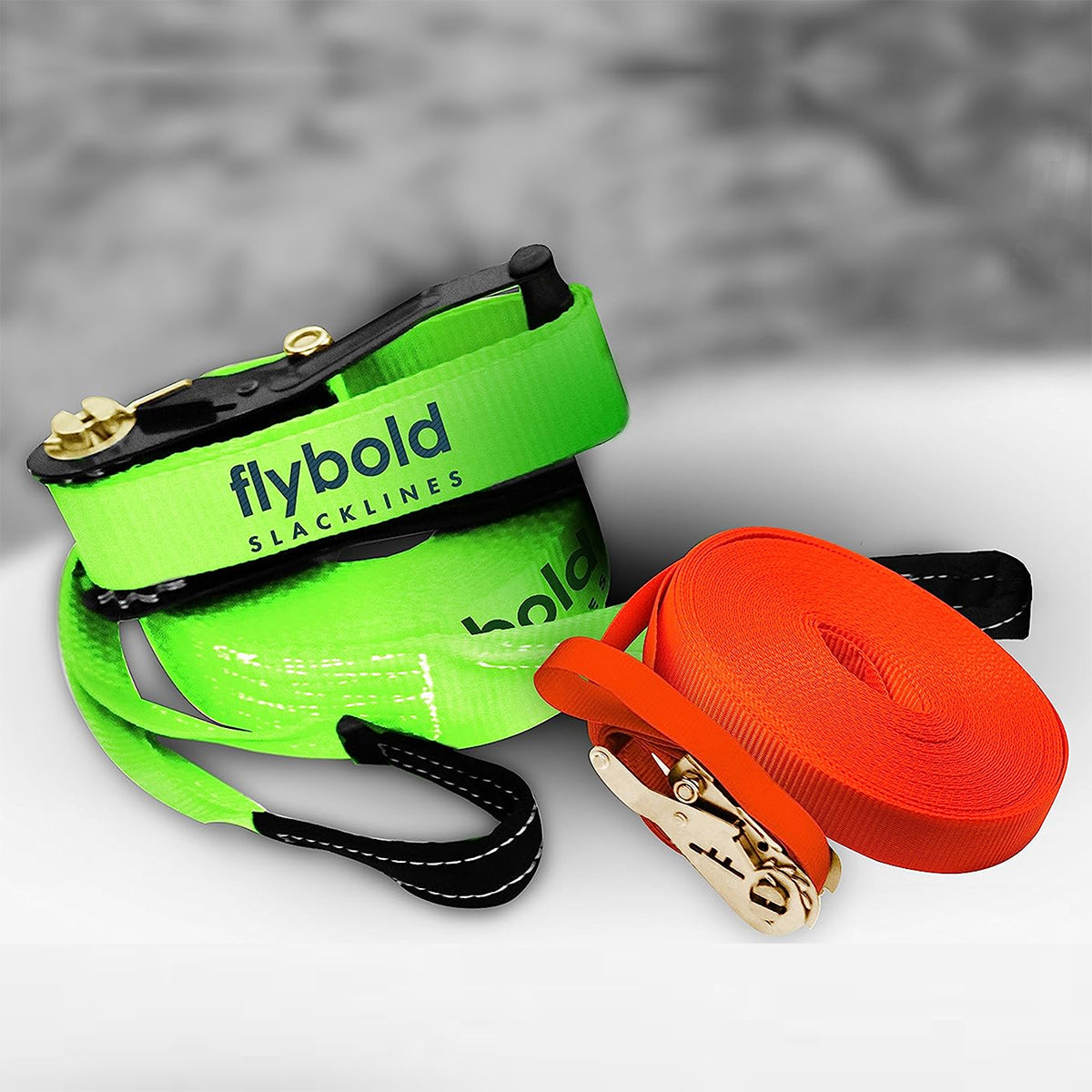 Kit Slackline Verde Corda 17mts Catraca + Alças e Proteções