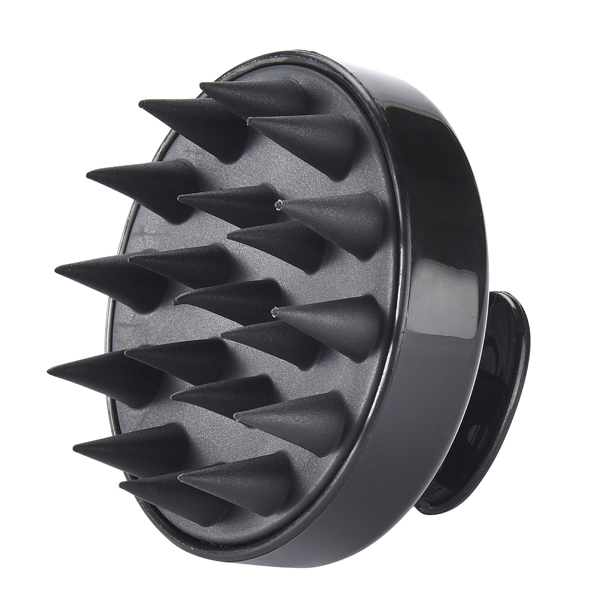 Escova Massageadora em Silicone Esfoliante de Couro Cabeludo