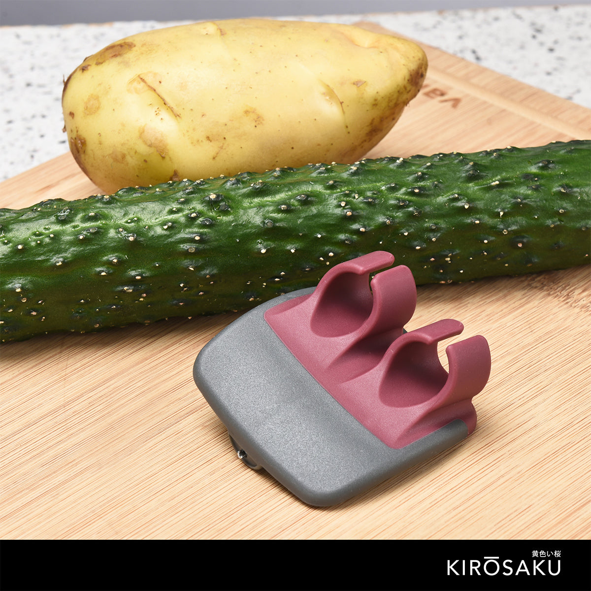 Kit 3 Descascador de Legumes e Frutas de Dedo Silicone