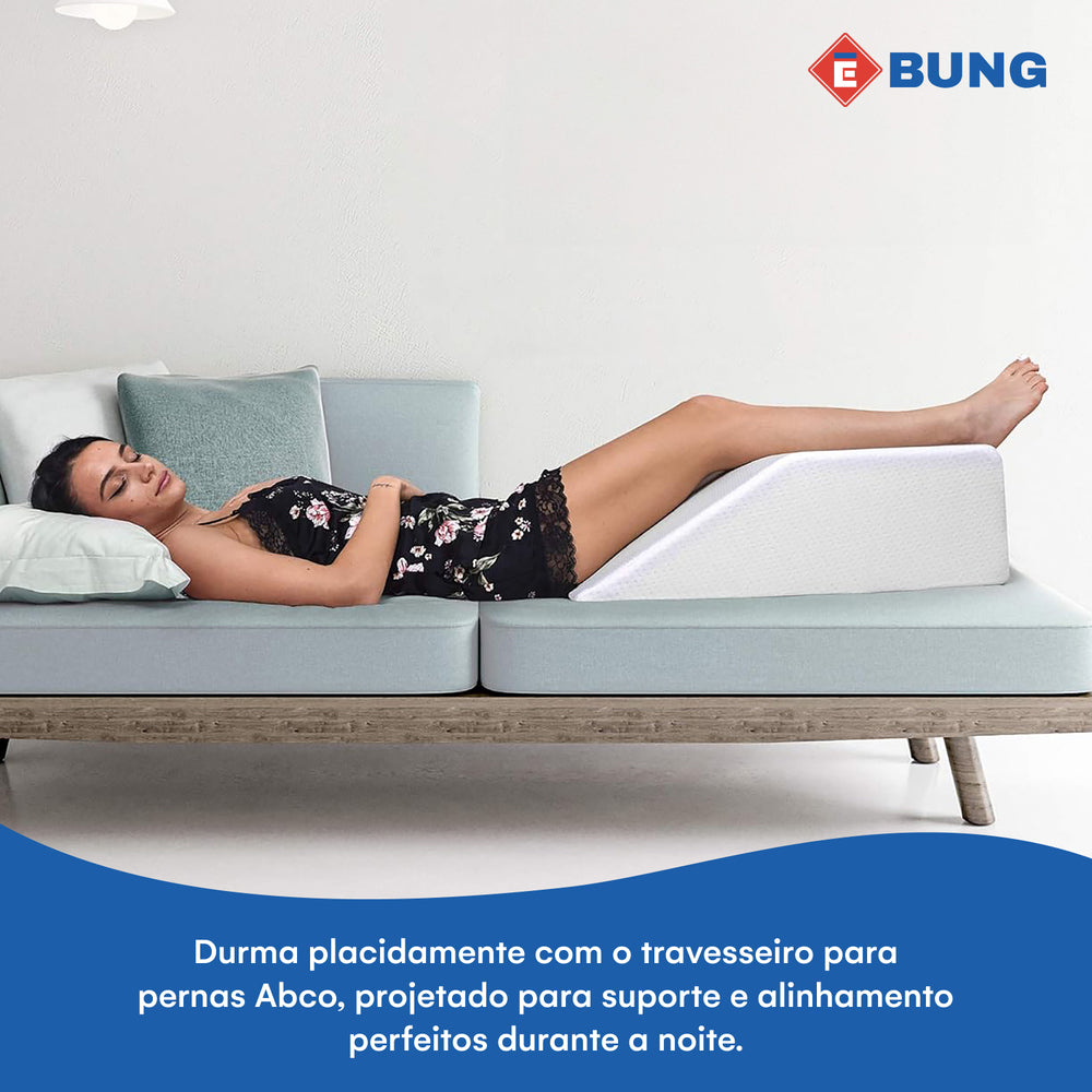Almofada para Eleveação de Pernas Abco Tech com Gel e Espuma