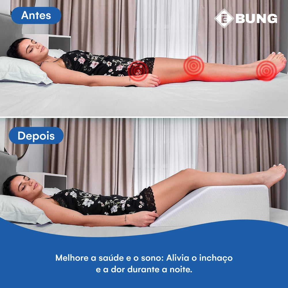 Almofada para Eleveação de Pernas Abco Tech com Gel e Espuma