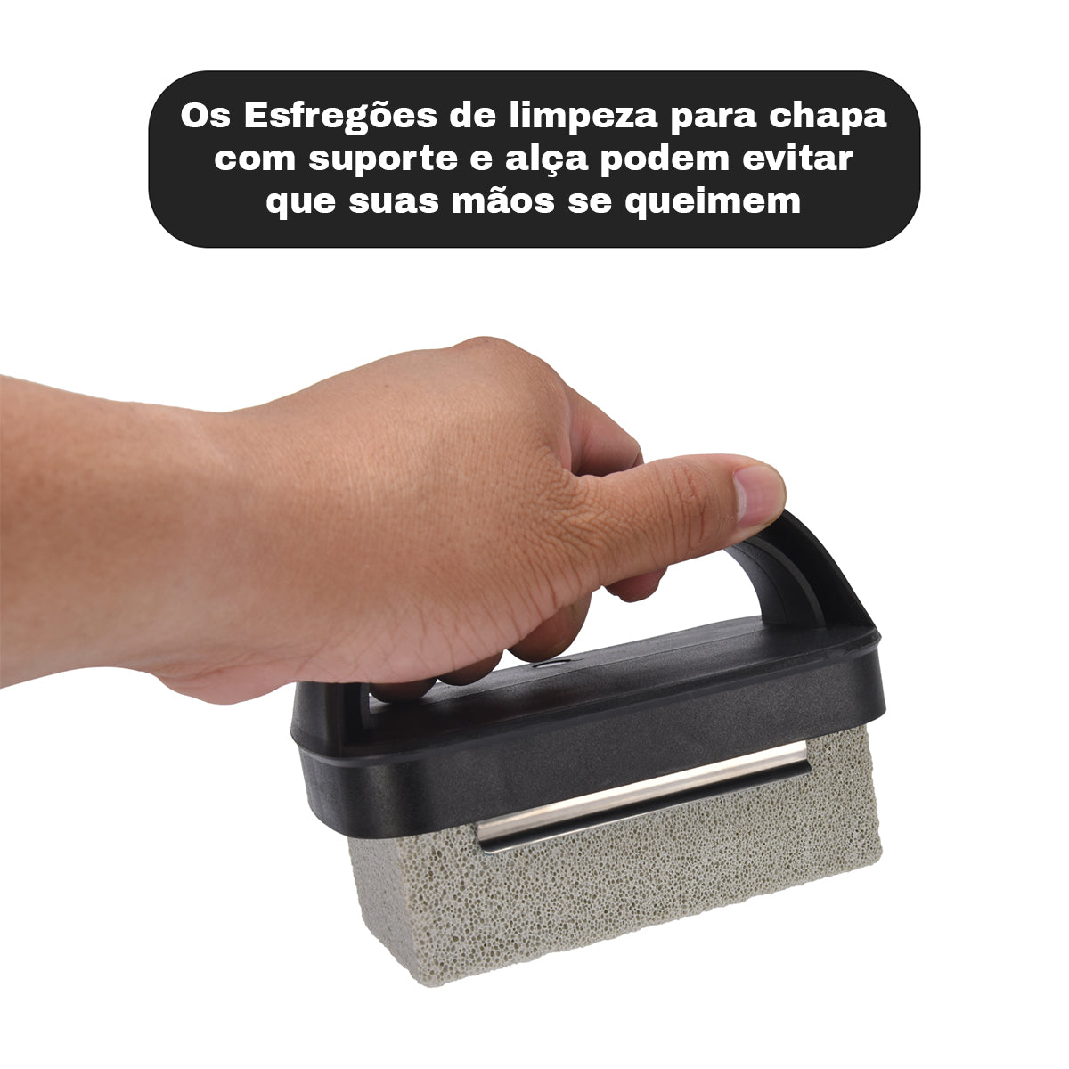 Conjunto de Acessórios para Limpeza de Grelha Churrasqueira