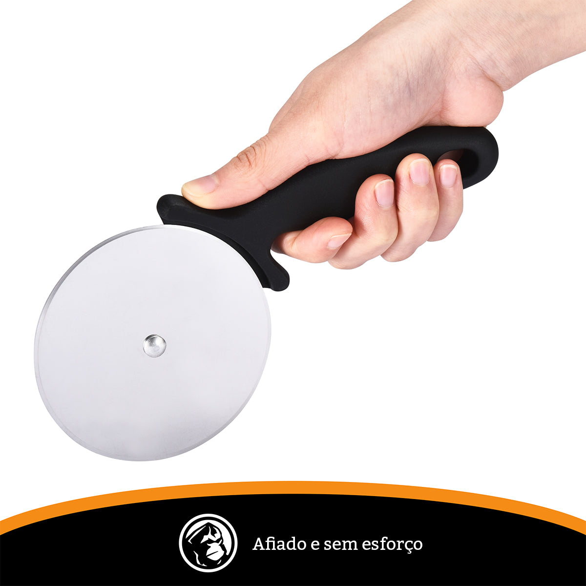 Cortador de Pizza Profissional Lamina em Aço Inox Resistente
