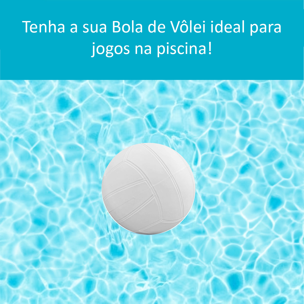 Bola de Vôlei Impermeável Para Piscina de PVC
