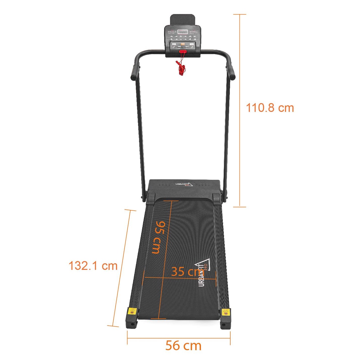Esteira Ergométrica Elétrica Dobrável 1.25hp Bivolt 110/220v