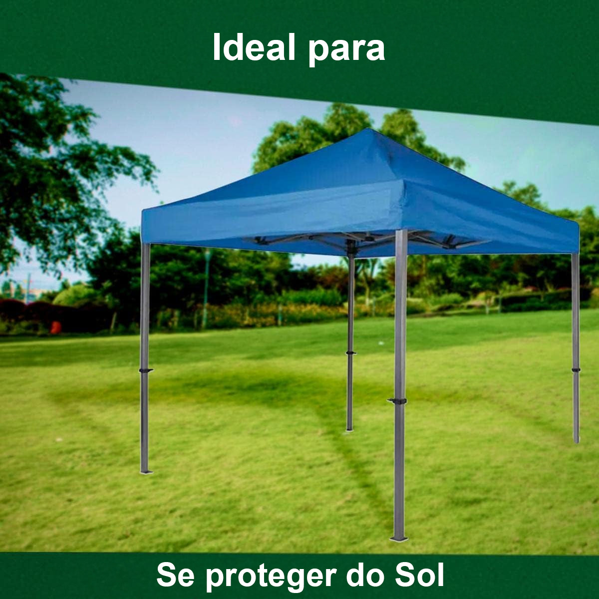 Tenda Gazebo 2x2m Dobrável Impermeável para Uso Externo 12kg