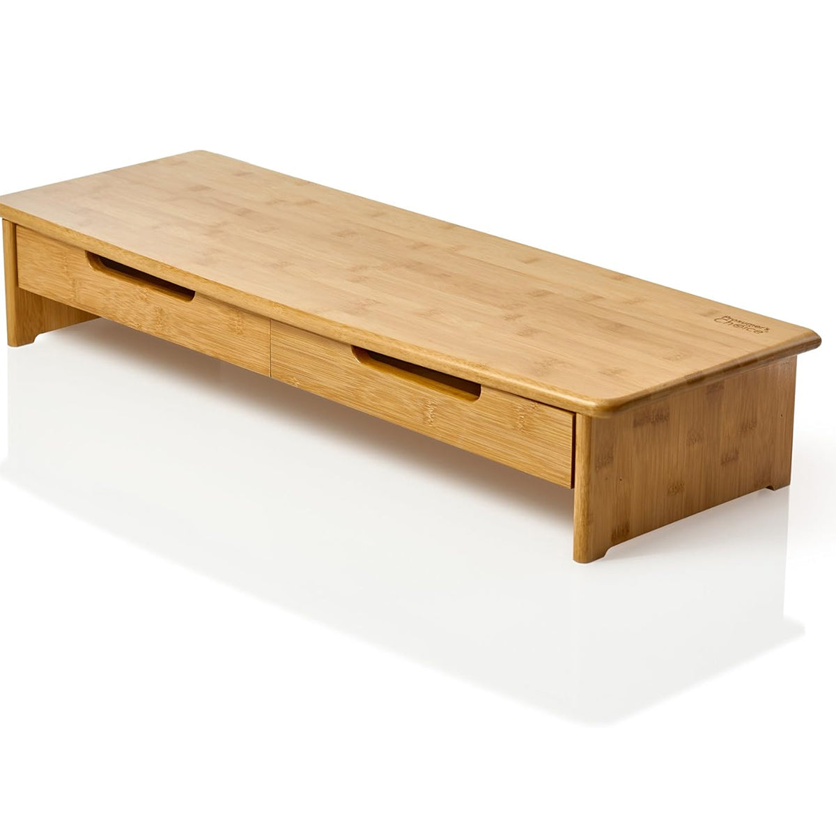 Suporte Para Monitor de Mesa Elevado em Bambu