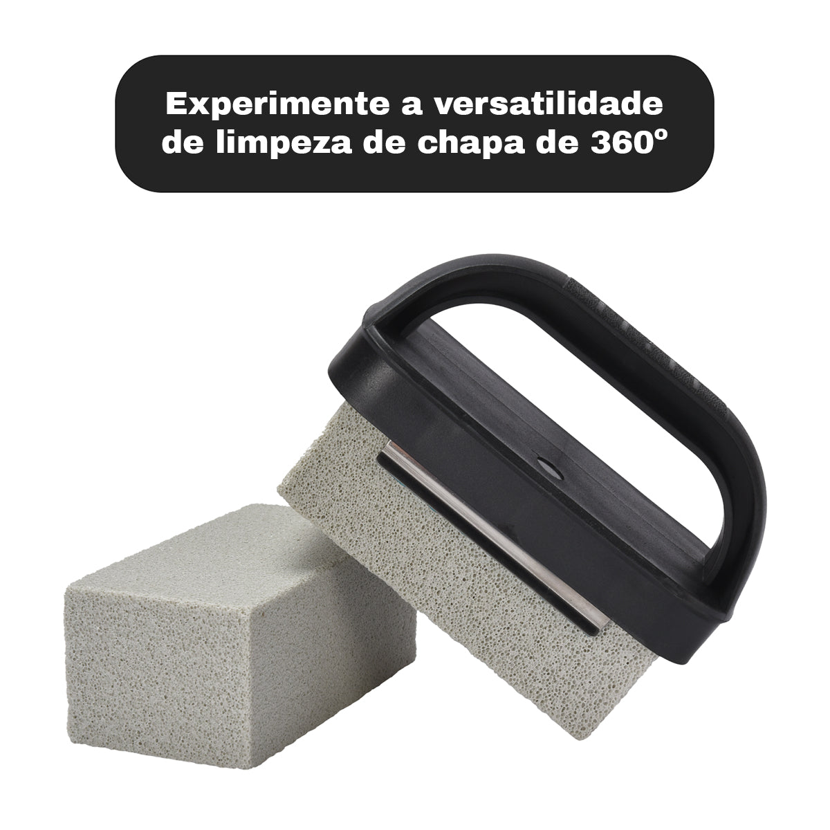 Conjunto de Acessórios para Limpeza de Grelha Churrasqueira