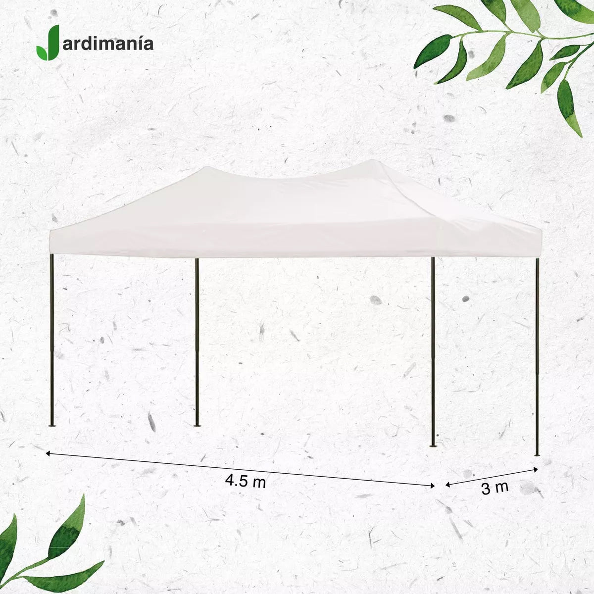 Tenda Gazebo Rerforçada e Impermeável 3x4,5 Metros