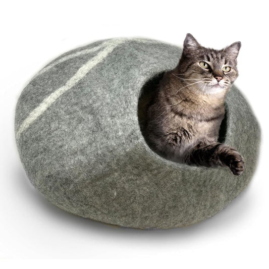 Cama para Gatos em Lã Natural