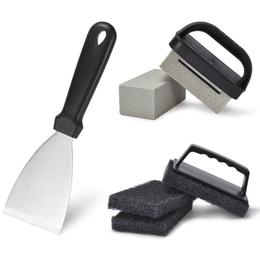 Conjunto de Acessórios para Limpeza de Grelha Churrasqueira