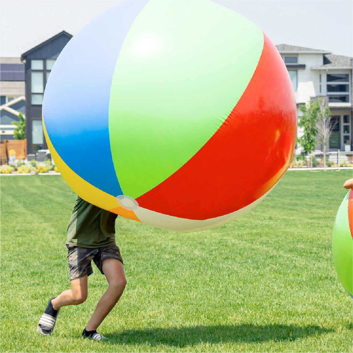 Bola Gigante Inflável Colorida 1,83m Piscina Praia Festa