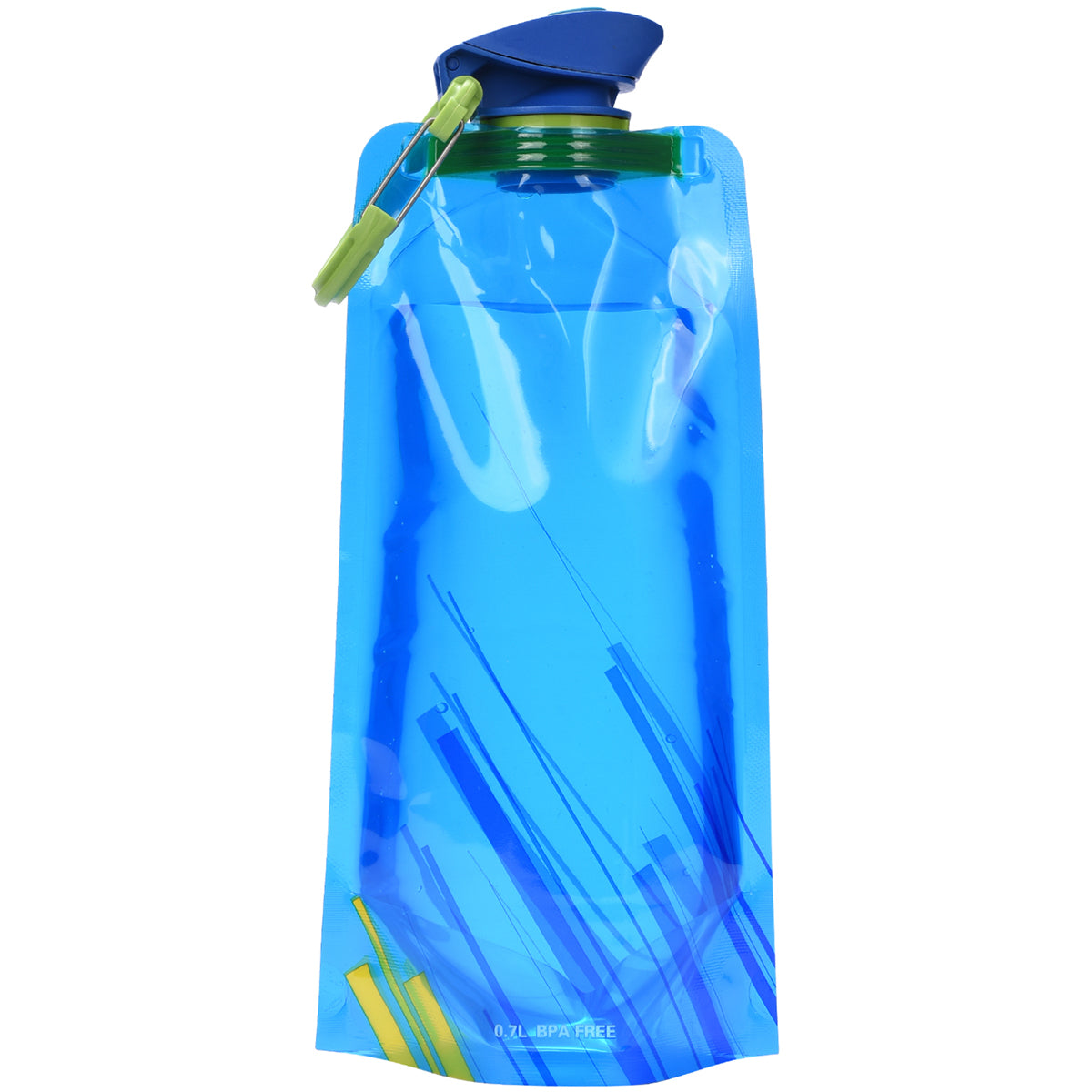 Garrafa de Água Squeeze de Plástico Dobrável Portátil