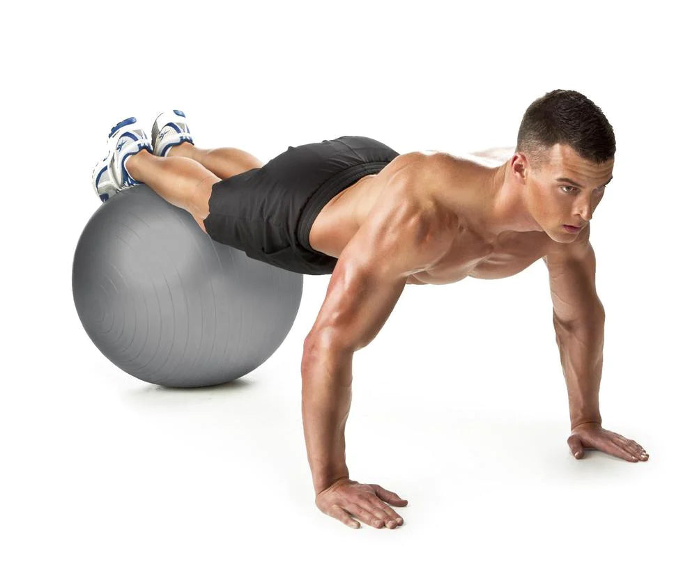Bola De Pilates Suiça 65cm Com Bomba Yoga Fit Pro Academia