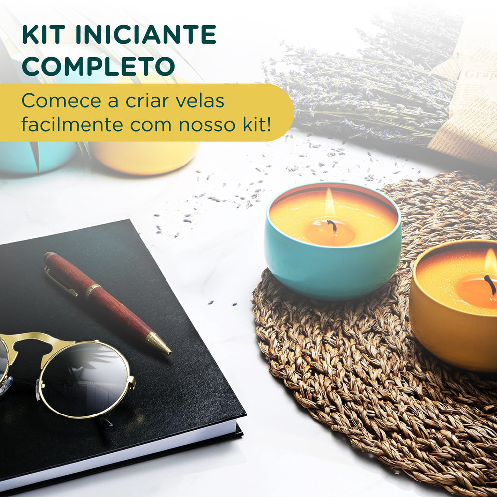 Kit para Fabricação de Velas Completo Hearts & Crafts