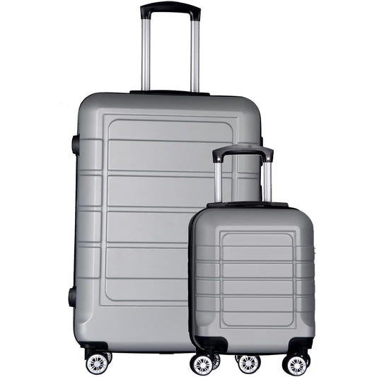 Kit 2 Malas de Viagem 10kg e 25kg Resistentes Com Rodas 360°