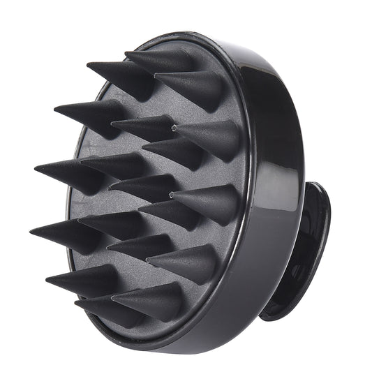 Escova Massageadora em Silicone Esfoliante de Couro Cabeludo
