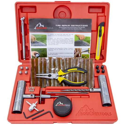 Kit de Reparo de Pneus de Todos os Tipos 30 Refis de Remendo
