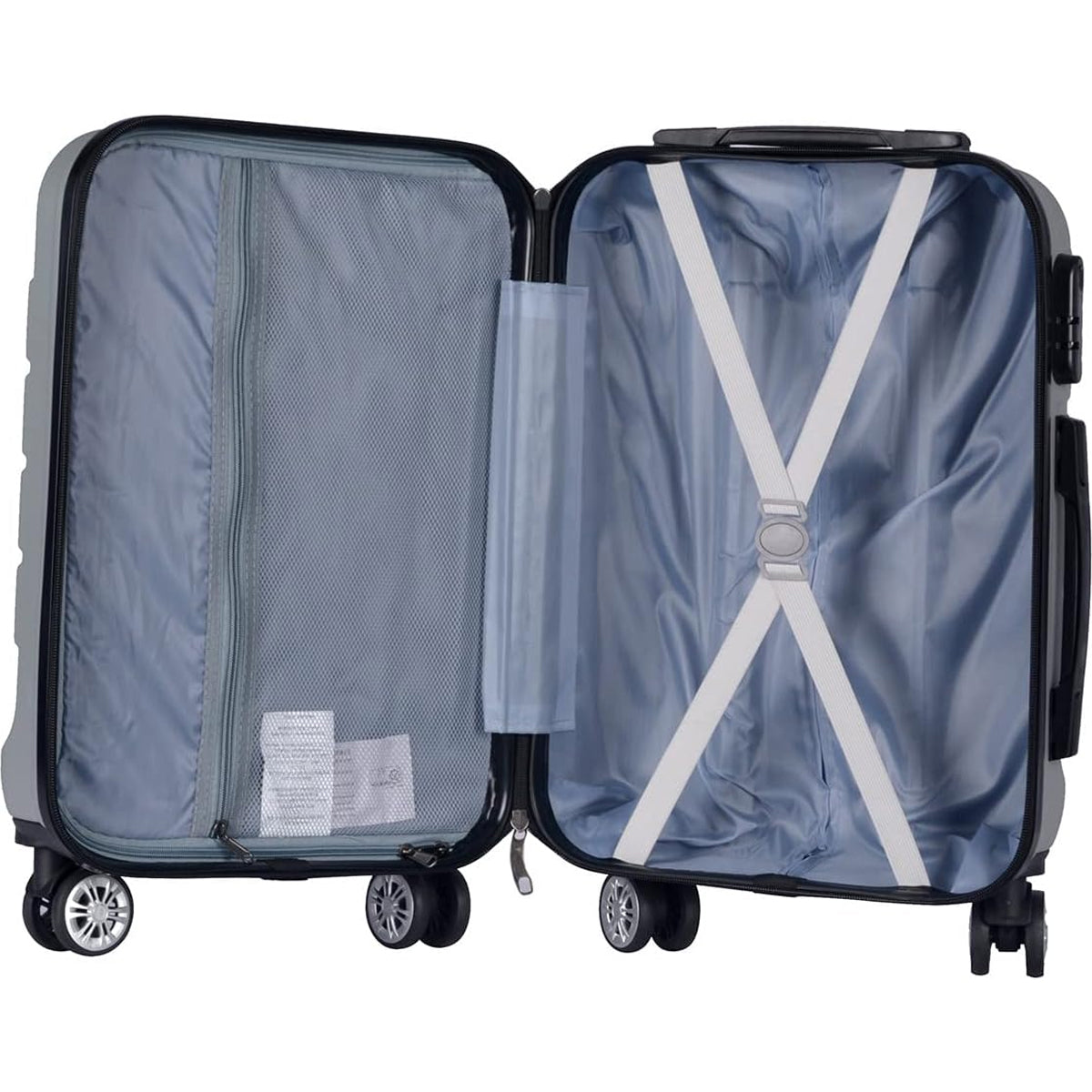 Kit 2 Malas de Viagem 10kg e 25kg Resistentes Com Rodas 360°