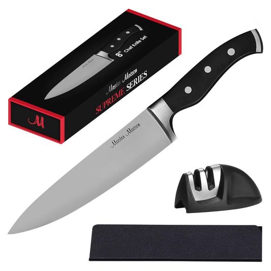 Faca Chef 20 cm Master Maison Aço Inoxidável com Afiador