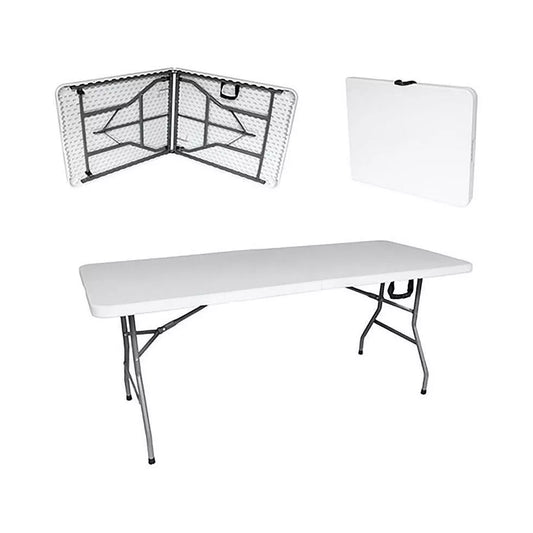 Mesa Dobrável Portátil Tipo Maleta Reforçada 180cm