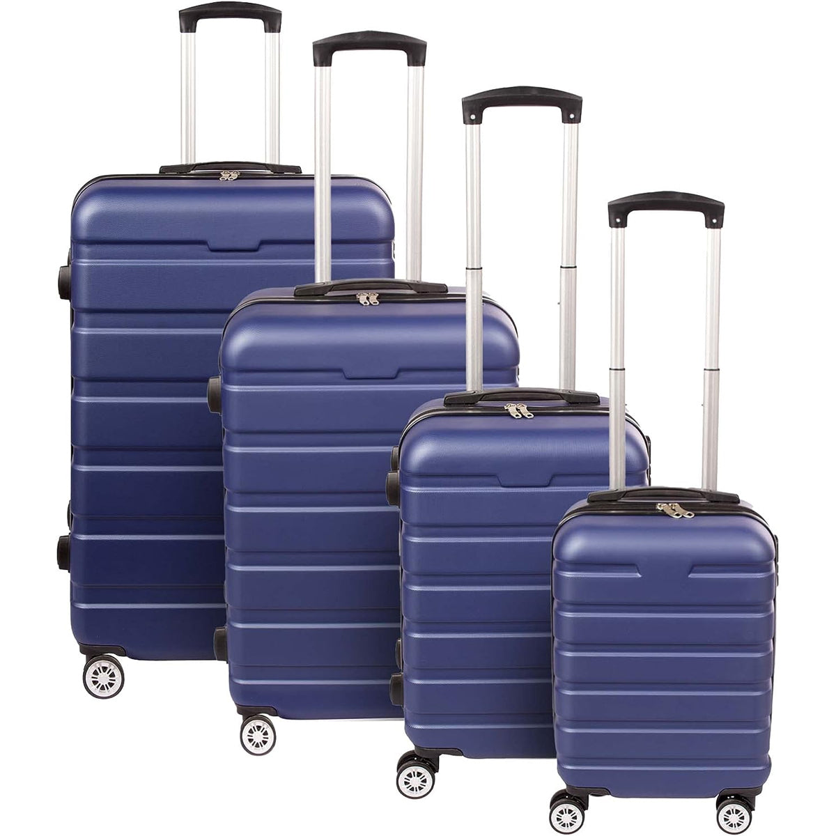 Kit 4 Malas de Viagem 8kg, 10 kg, 20 kg e 25 kg Rodas 360°