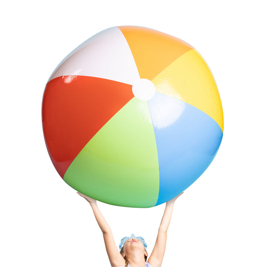 Bola Gigante Inflável Colorida 1,83m Piscina Praia Festa